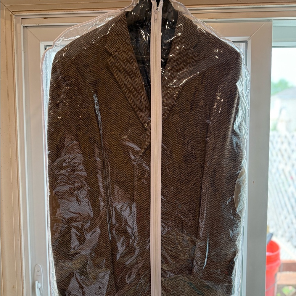Men's Brown Herringbone Jacket